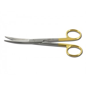 FORBICI CURVE C.T. - punte acute - 14.5 cm